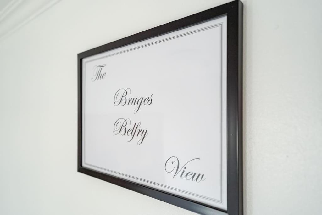The Bruges Belfry View Appartement Buitenkant foto